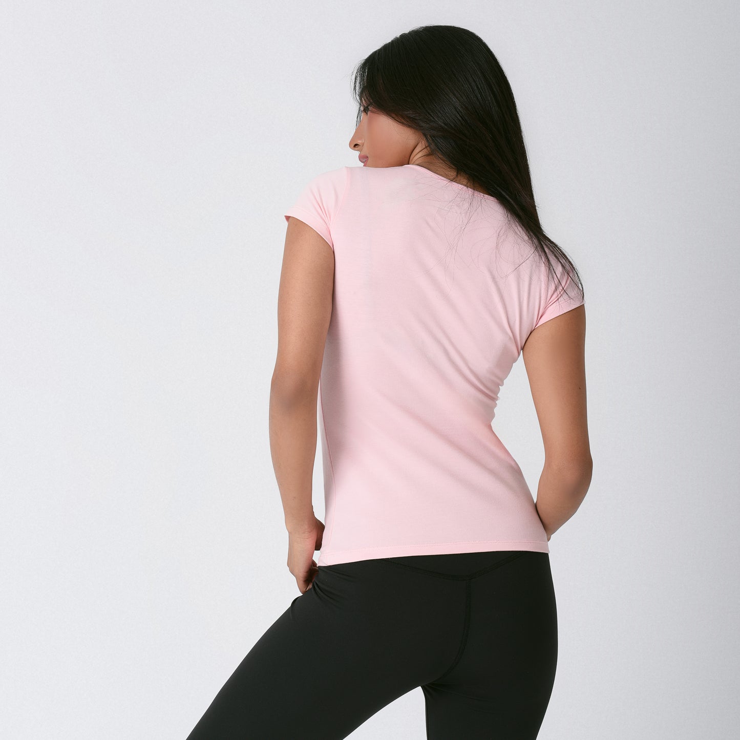 Pink Short Sleeve Cotton Top