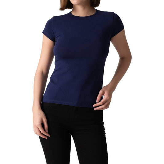Cap-sleeved Cotton Top