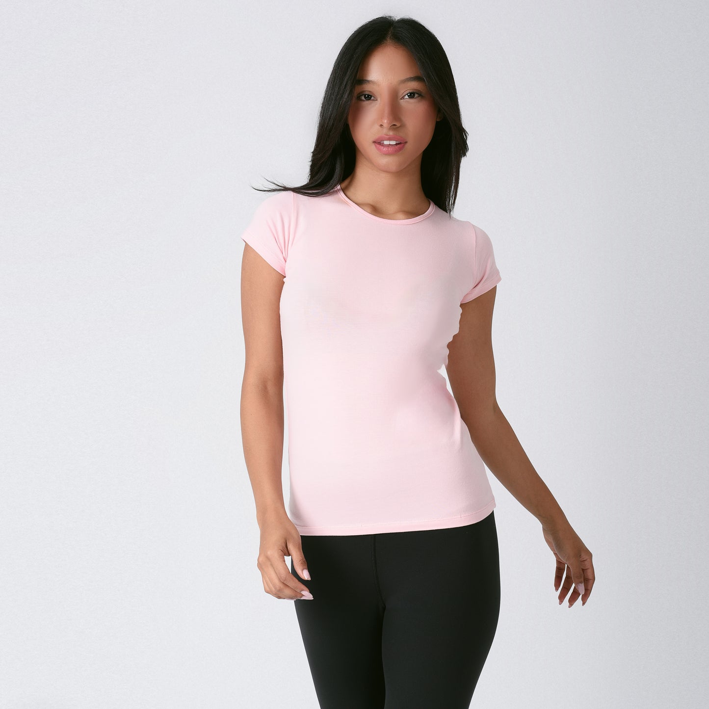Pink Short Sleeve Cotton Top