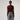 Burgundy Tight Long Sleeve Polyamide Top