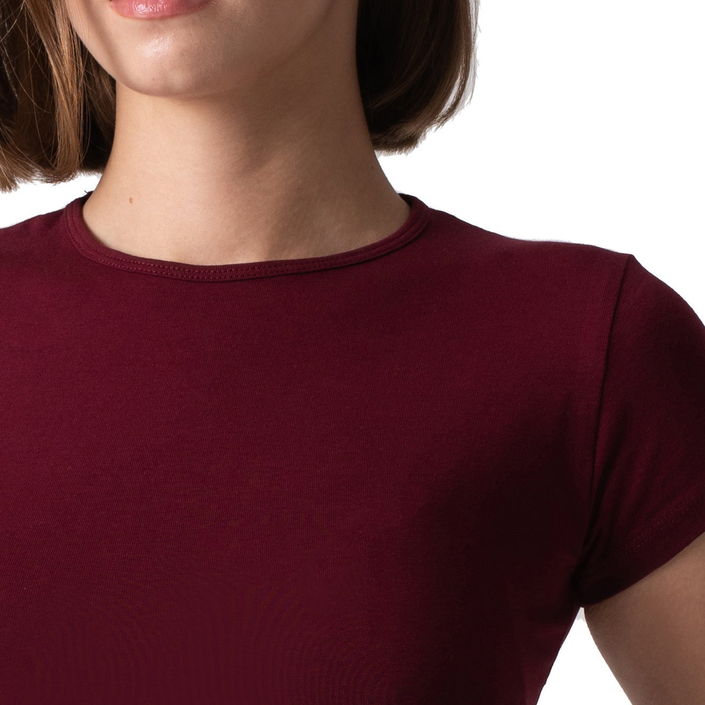 2-Pack Cap-sleeved Top (Black/Burgundy)