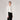 White Tight Long Sleeve Polyamide Top