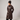 Brown Faux Leather Coat