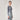 Gray Tight Long Sleeve Polyamide Top