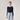 Navy Tight Long Sleeve Polyamide Top