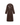 Brown Faux Leather Coat