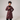 Burgundy Faux Leather Coat