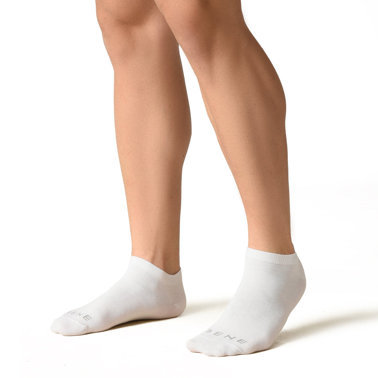3Pack Low Cut White Socks Gene